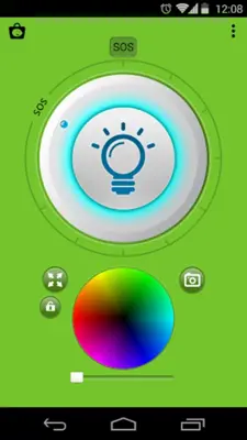 Flashlight android App screenshot 9