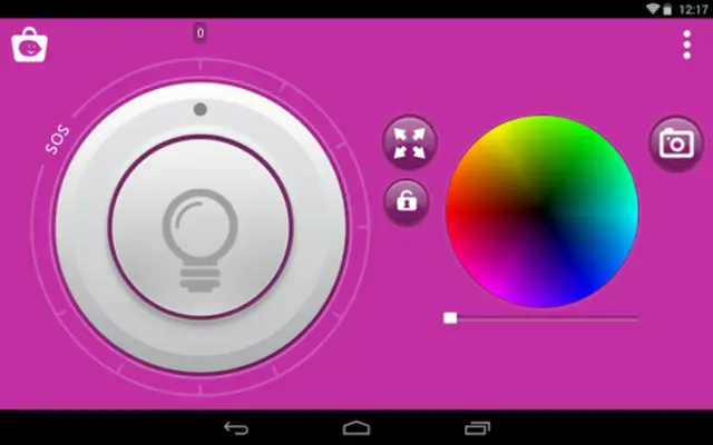 Flashlight android App screenshot 3