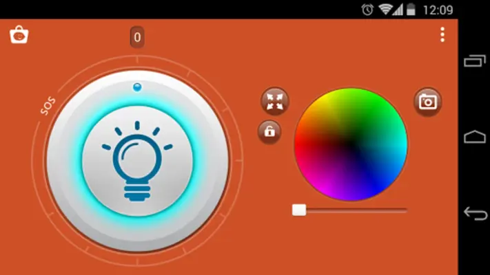 Flashlight android App screenshot 8